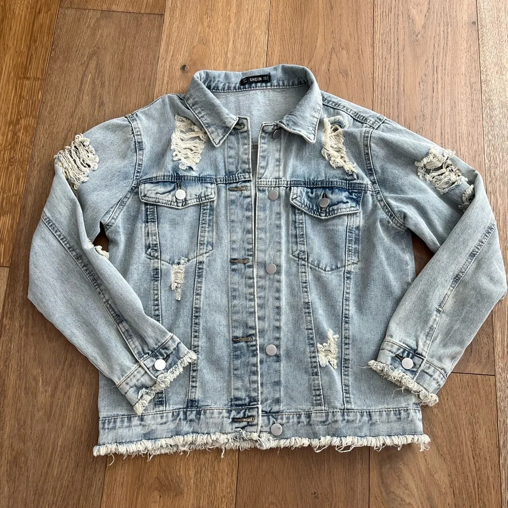 NWOT Shein Jean Jacket - Picture 1 of 3